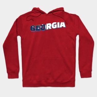 Georgia vintage style retro souvenir Hoodie